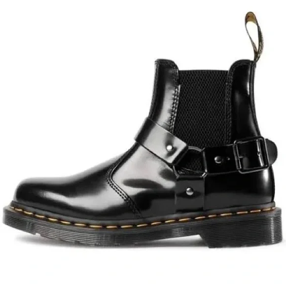 NWT DR. MARTENS WINCOX SMOOTH LEATHER BUCKLE BOOTS - Picture 2 of 11